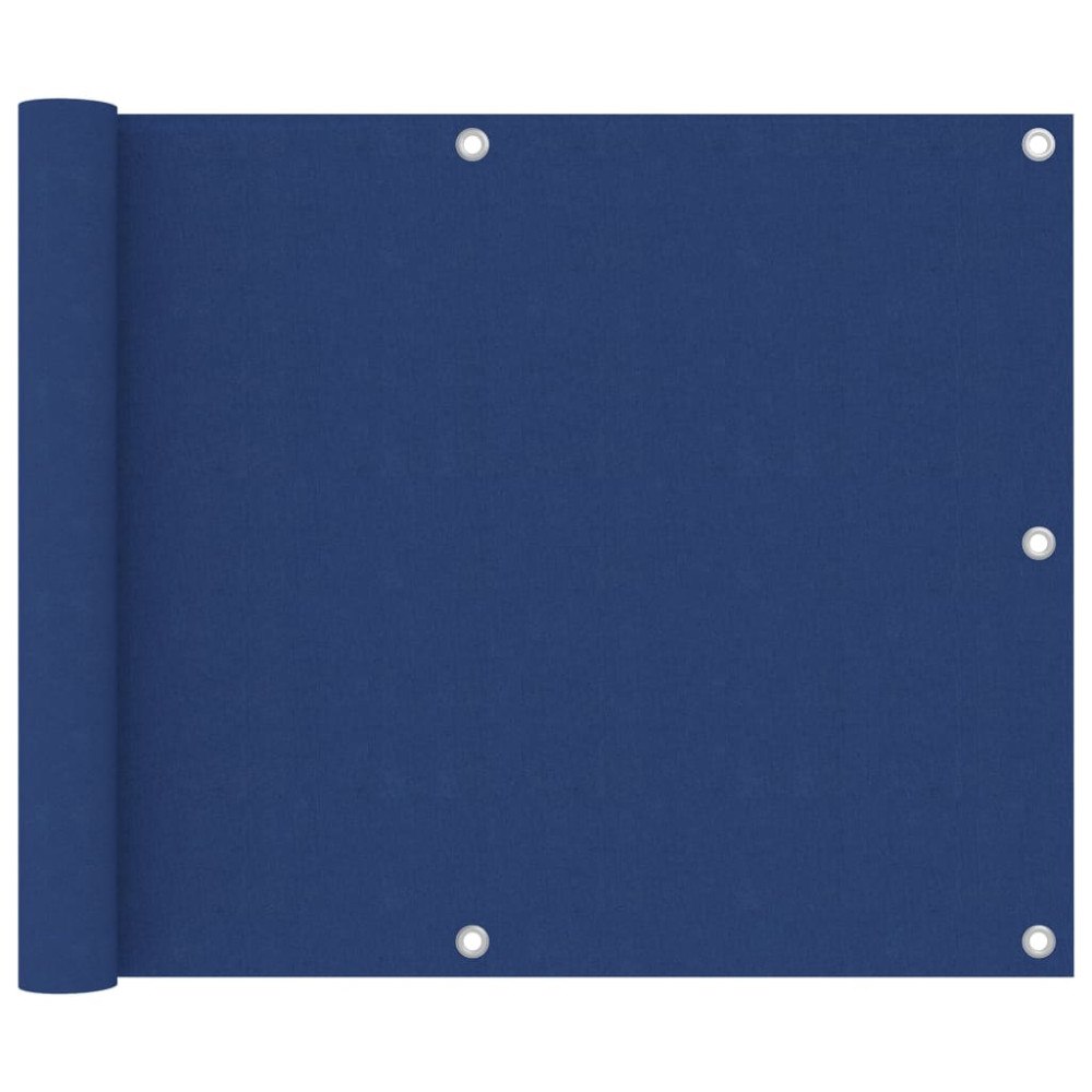 vidaXL Balkongskärm blå 75x300 cm oxfordtyg