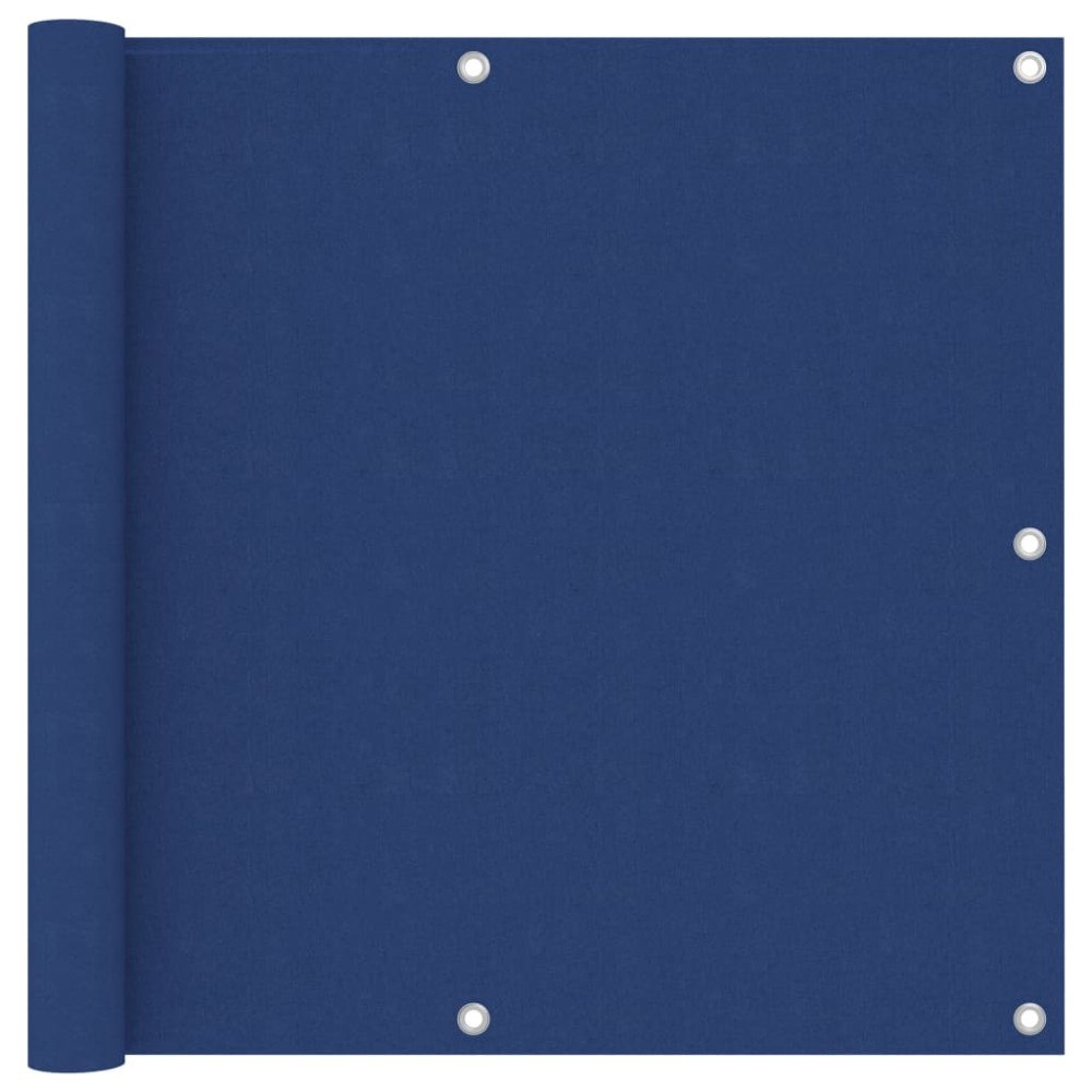 vidaXL Balkongskärm blå 90x400 cm oxfordtyg