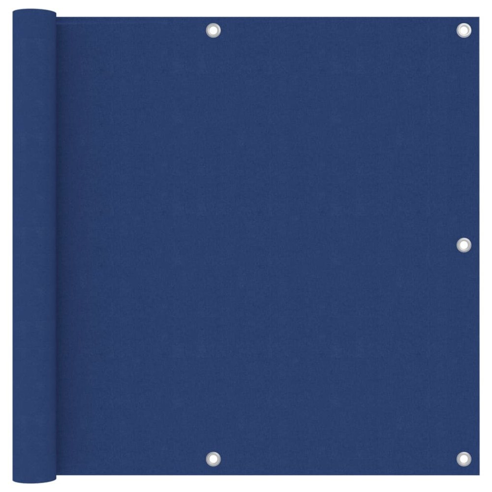 vidaXL Balkongskärm blå 90x500 cm oxfordtyg