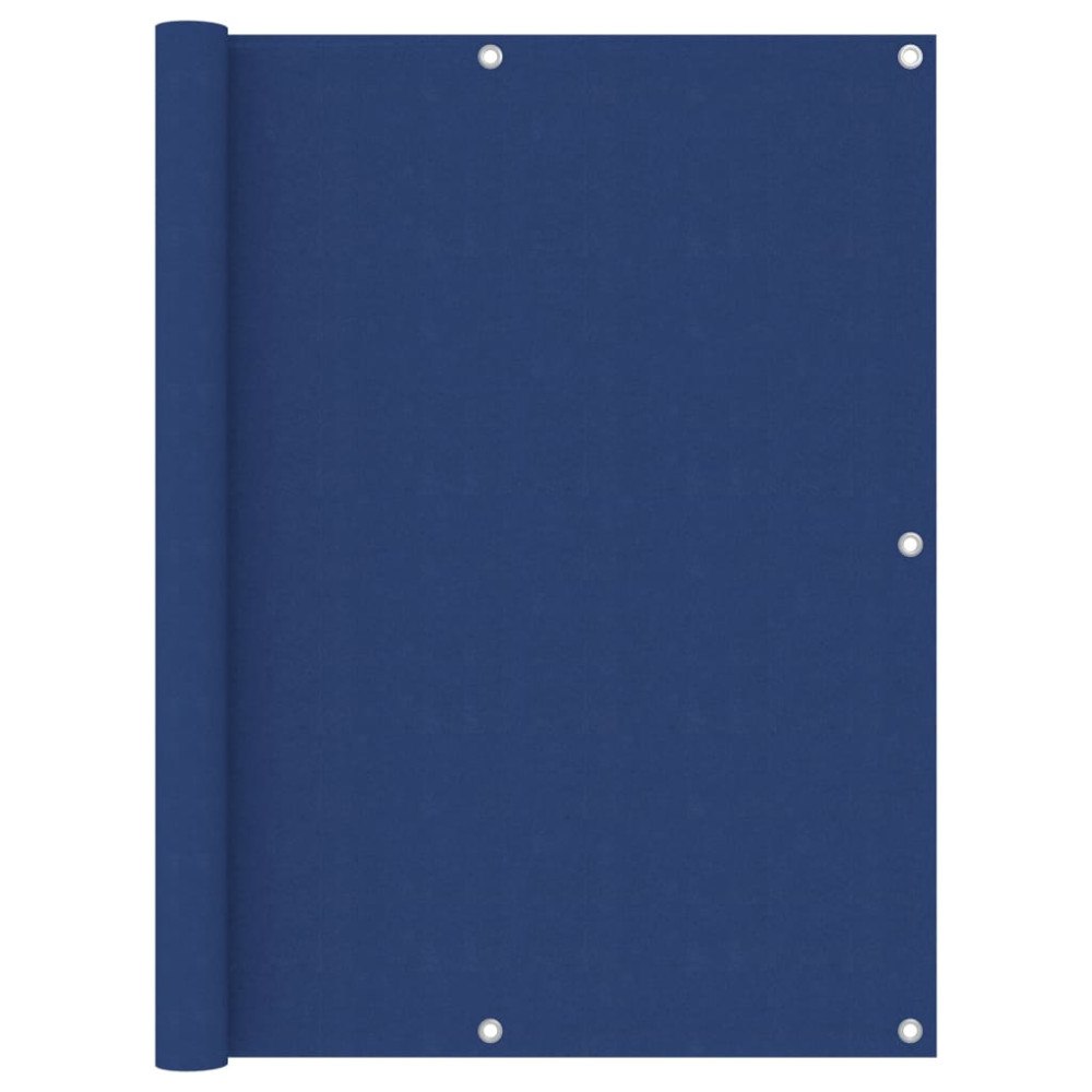 vidaXL Balkongskärm blå 120x400 cm oxfordtyg