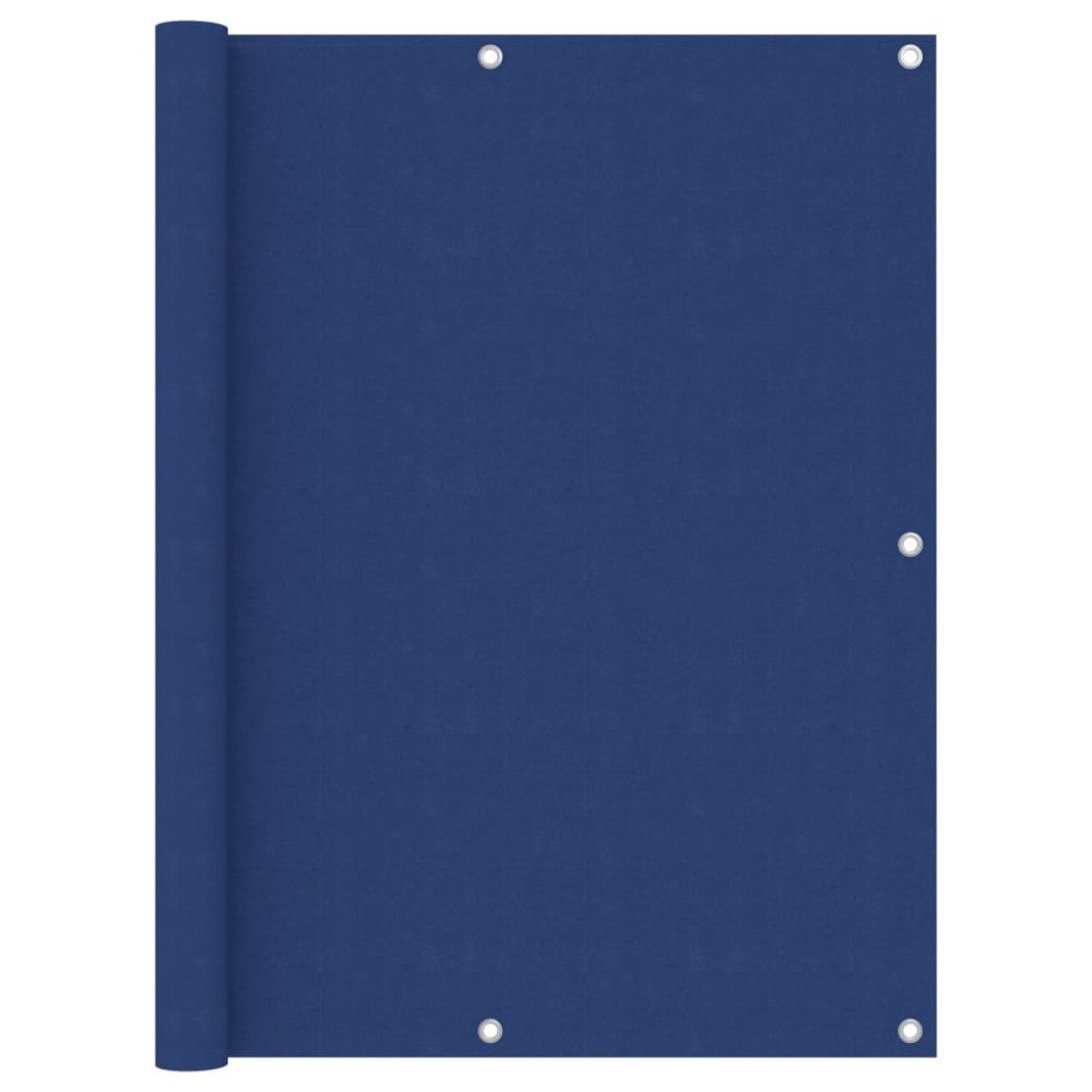 vidaXL Balkongskärm blå 120x600 cm oxfordtyg