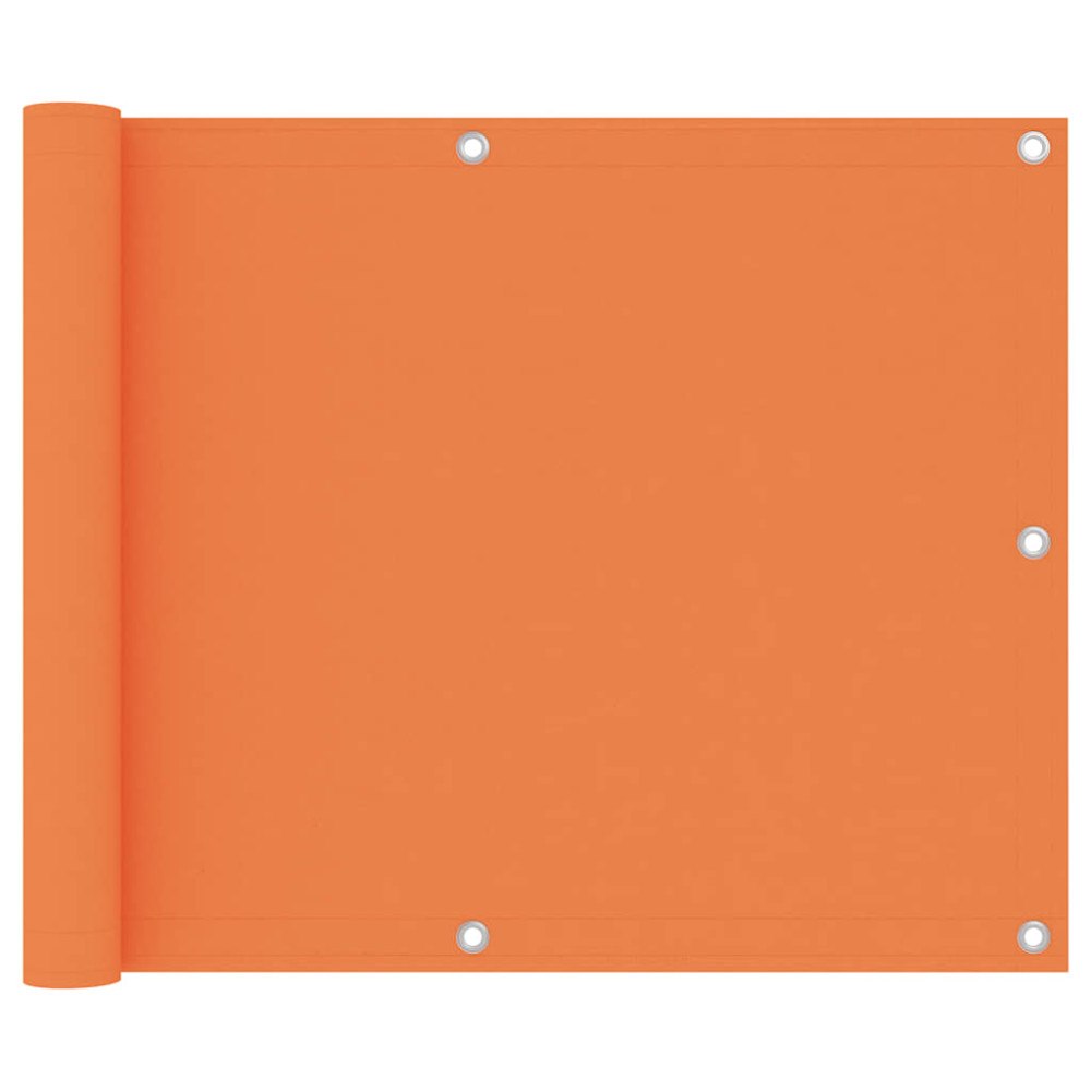 vidaXL Balkongskärm orange 75x300 cm oxfordtyg