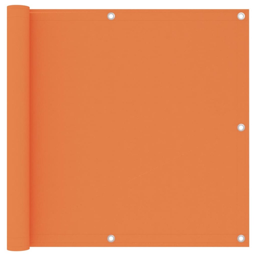 vidaXL Balkongskärm orange 90x300 cm oxfordtyg