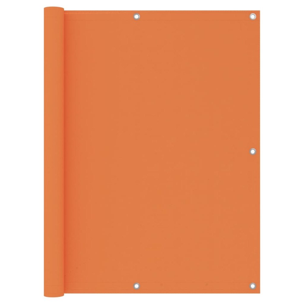 vidaXL Balkongskärm orange 120x500 cm oxfordtyg