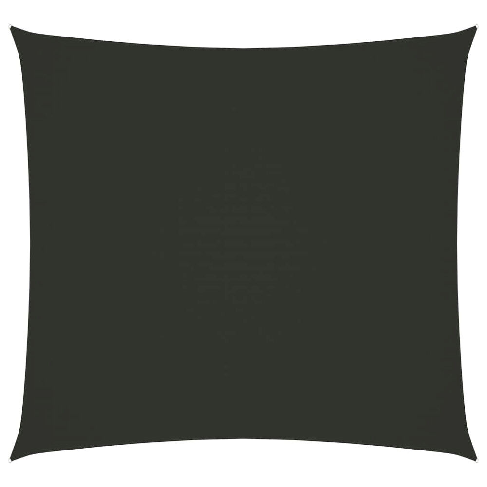 vidaXL Solsegel oxfordtyg fyrkantigt 7x7 m antracit