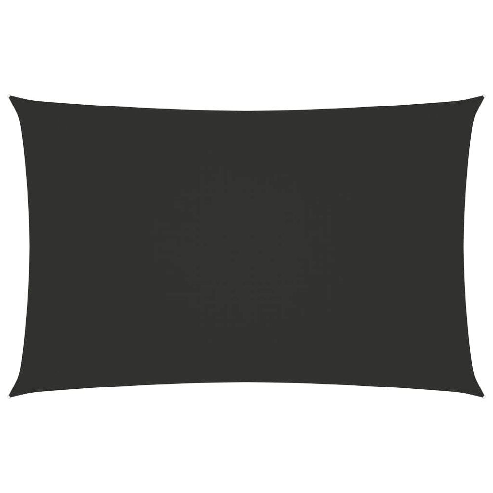 vidaXL Solsegel oxfordtyg rektangulärt 4x7 m antracit