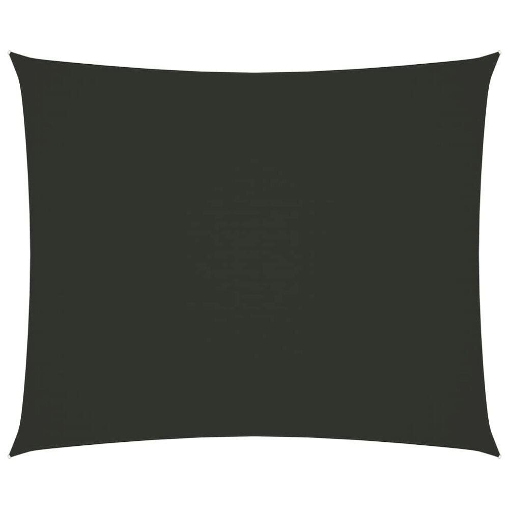vidaXL Solsegel oxfordtyg rektangulärt 6x7 m antracit