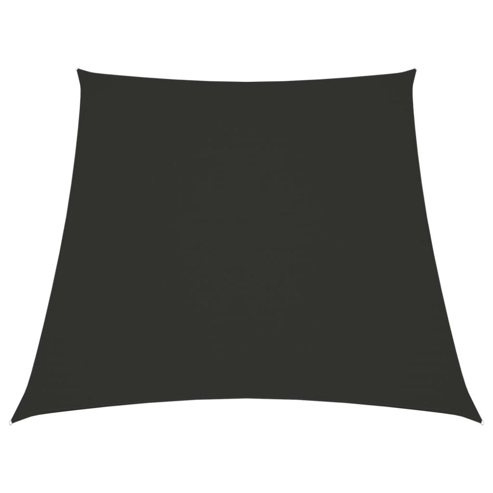 vidaXL Solsegel oxfordtyg trapets 3/5x4 m antracit