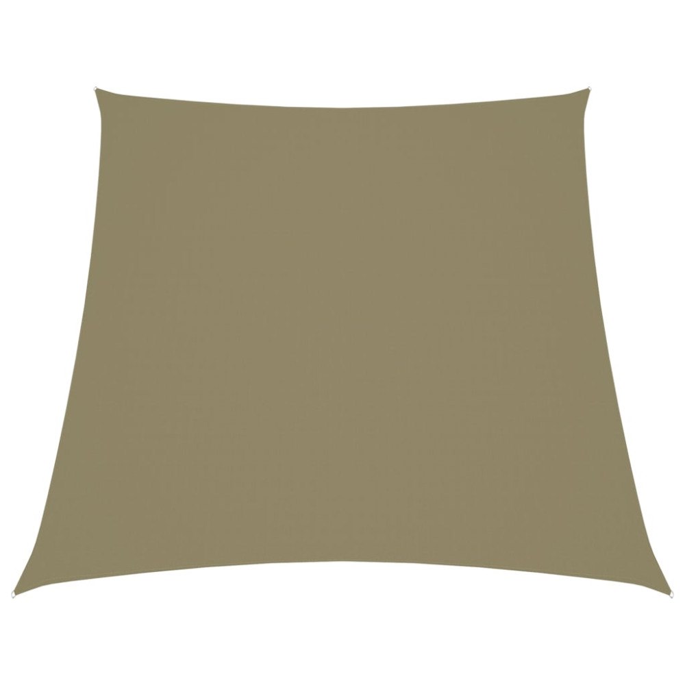 vidaXL Solsegel oxfordtyg trapets 3/4x3 m beige