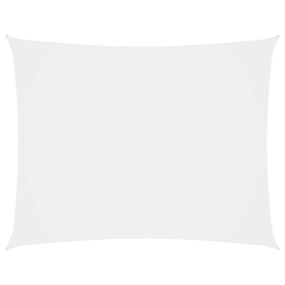 vidaXL Solsegel oxfordtyg rektangulärt 2x3 m vit