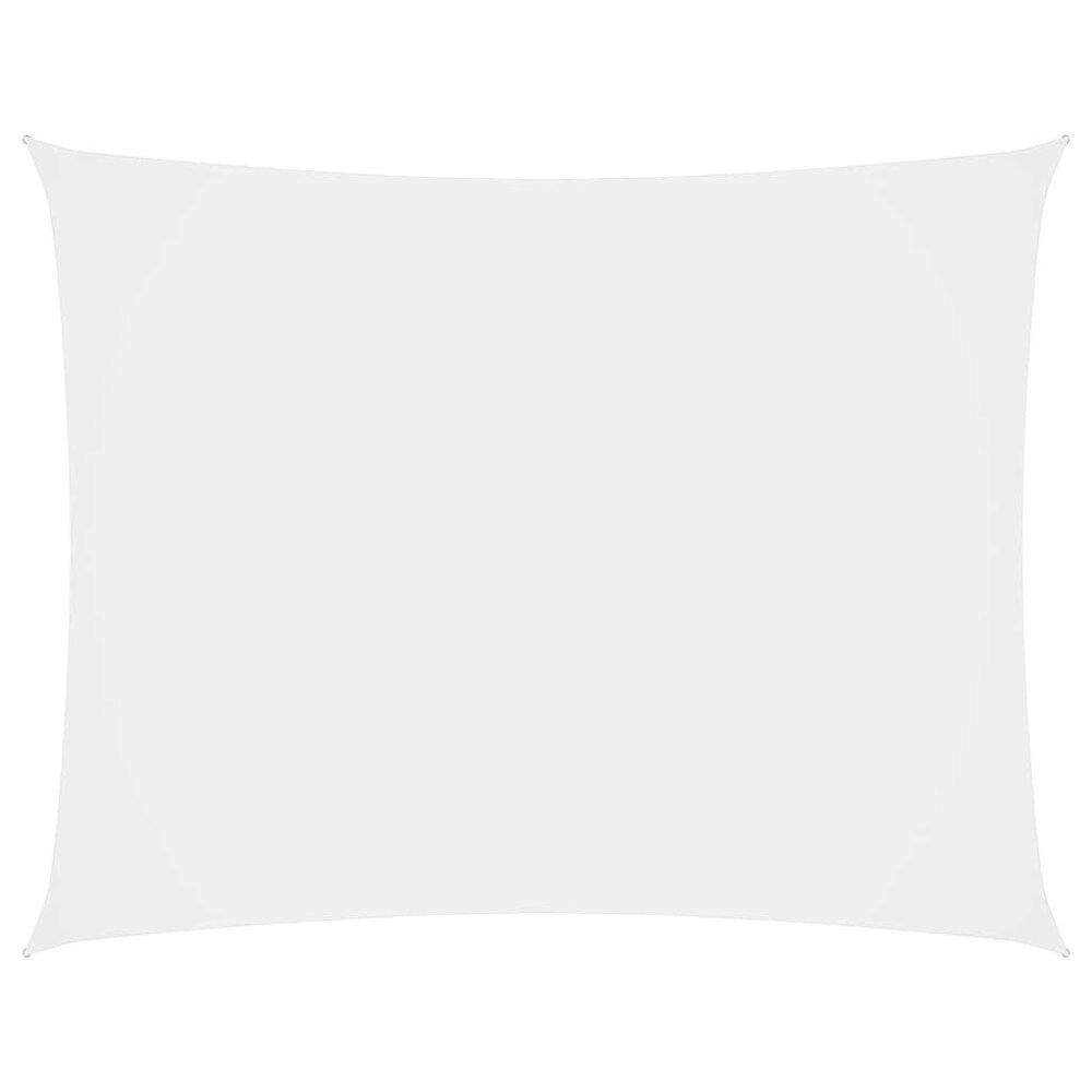 vidaXL Solsegel oxfordtyg rektangulärt 3x4 m vit