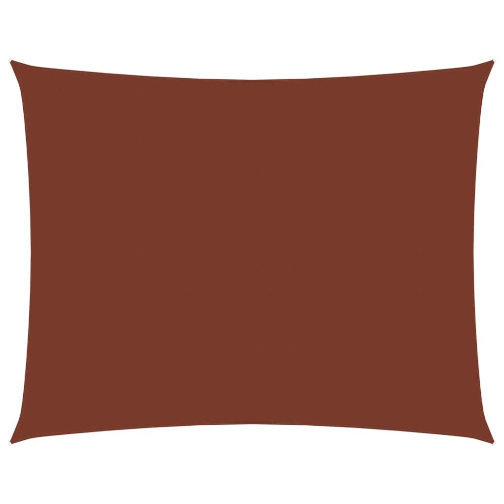 vidaXL Solsegel oxfordtyg rektangulärt 2x3,5 m terracotta