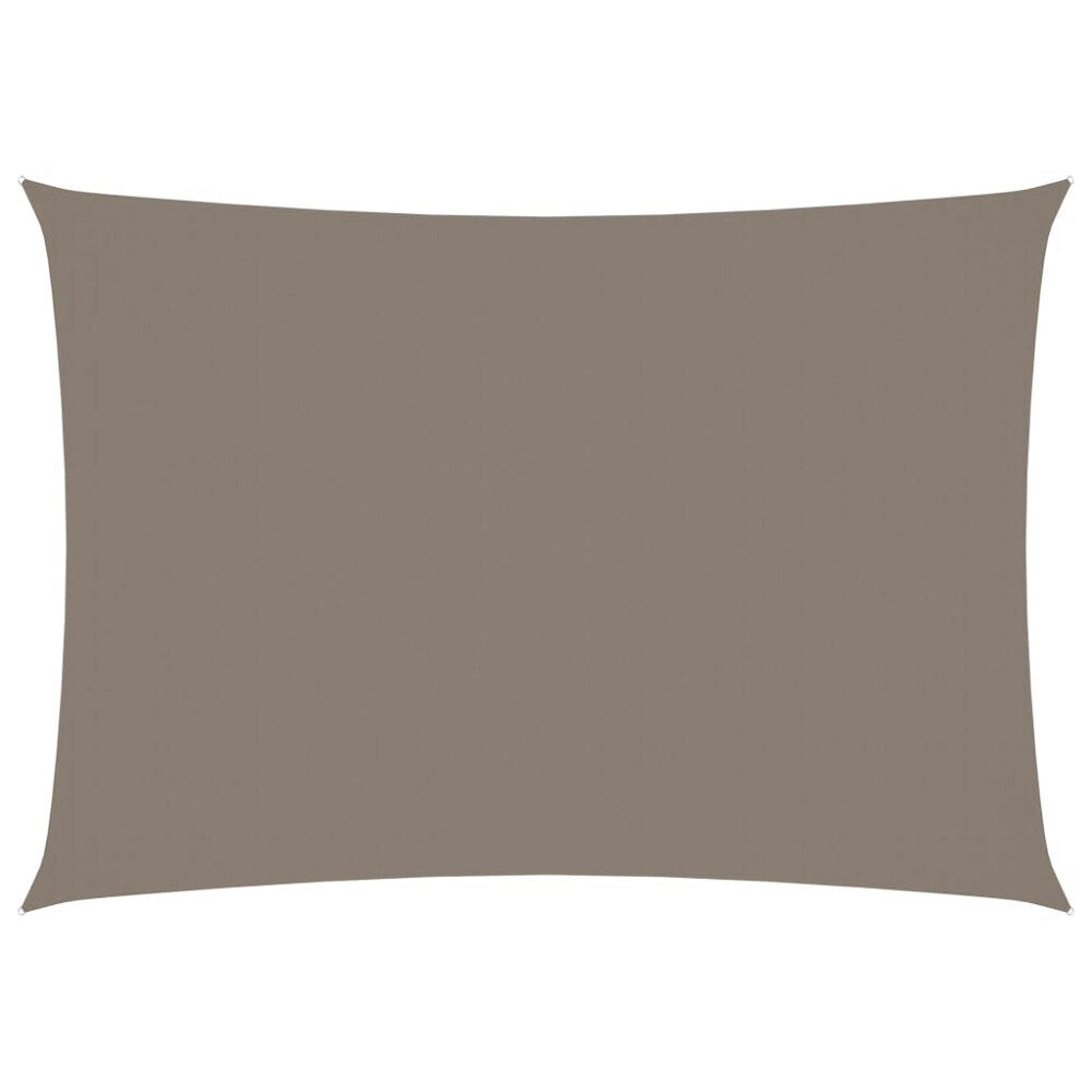 vidaXL Solsegel oxfordtyg rektangulärt 2,5x4,5 m taupe