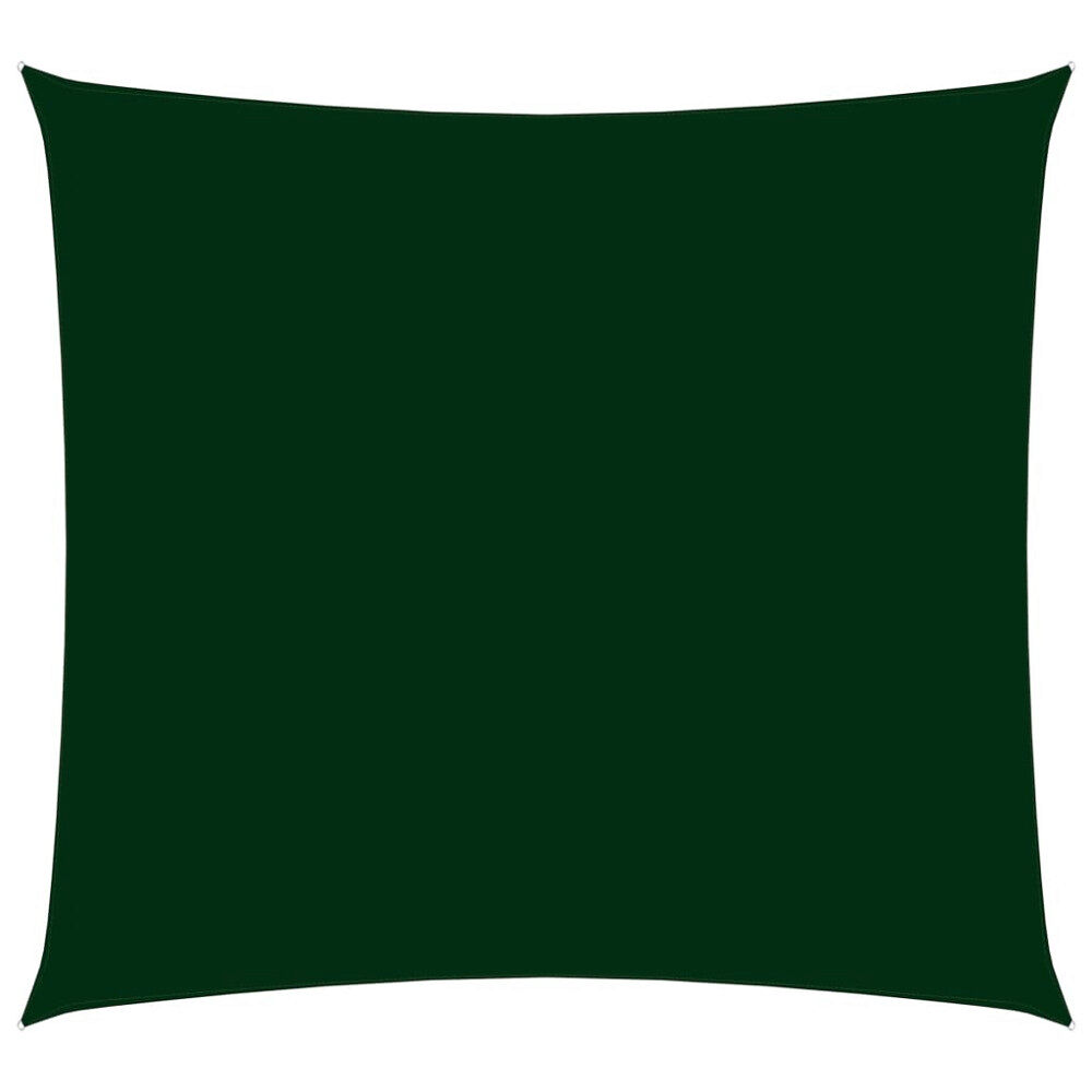 vidaXL Solsegel oxfordtyg fyrkantigt 4,5x4,5 m mörkgrön