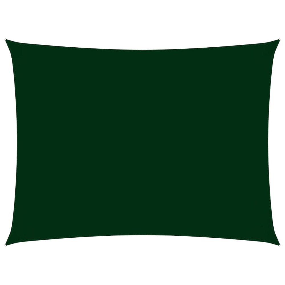 vidaXL Solsegel oxfordtyg rektangulärt 4x6 m mörkgrön
