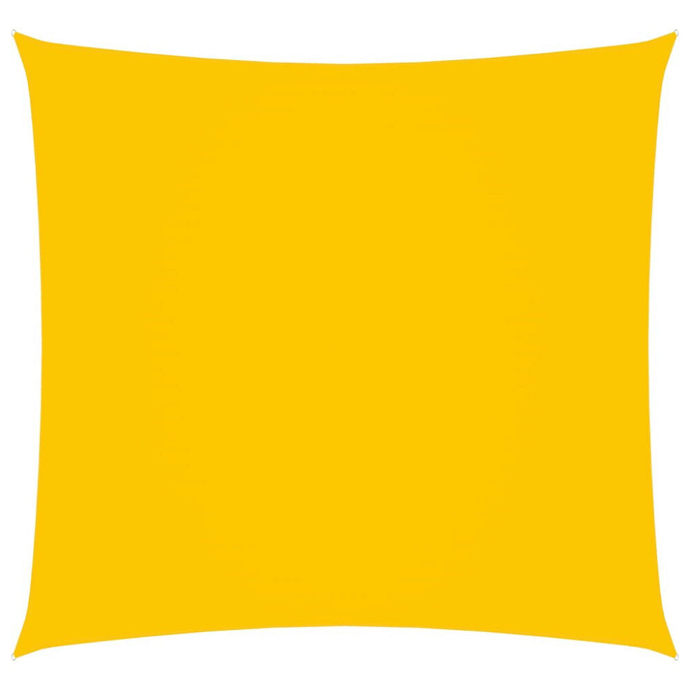 vidaXL Solsegel oxfordtyg fyrkantigt 3,6x3,6 m gul