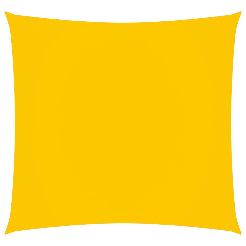 vidaXL Solsegel oxfordtyg fyrkantigt 7x7 m gul