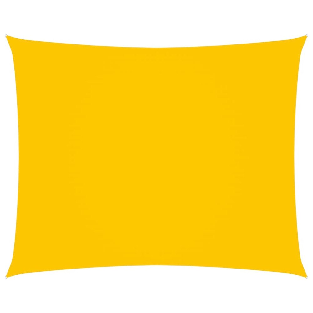 vidaXL Solsegel oxfordtyg rektangulärt 3x4 m gul