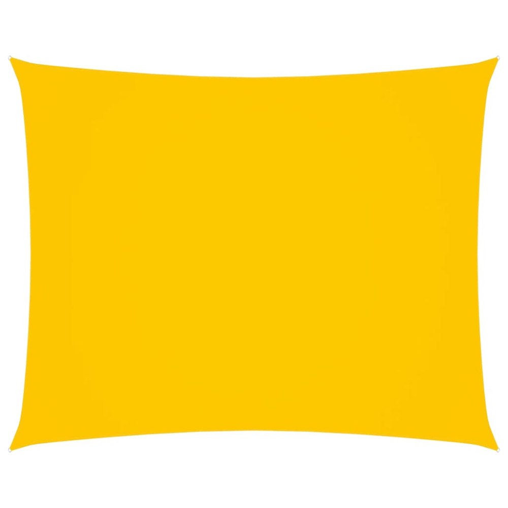 vidaXL Solsegel oxfordtyg rektangulärt 3x4,5 m gul