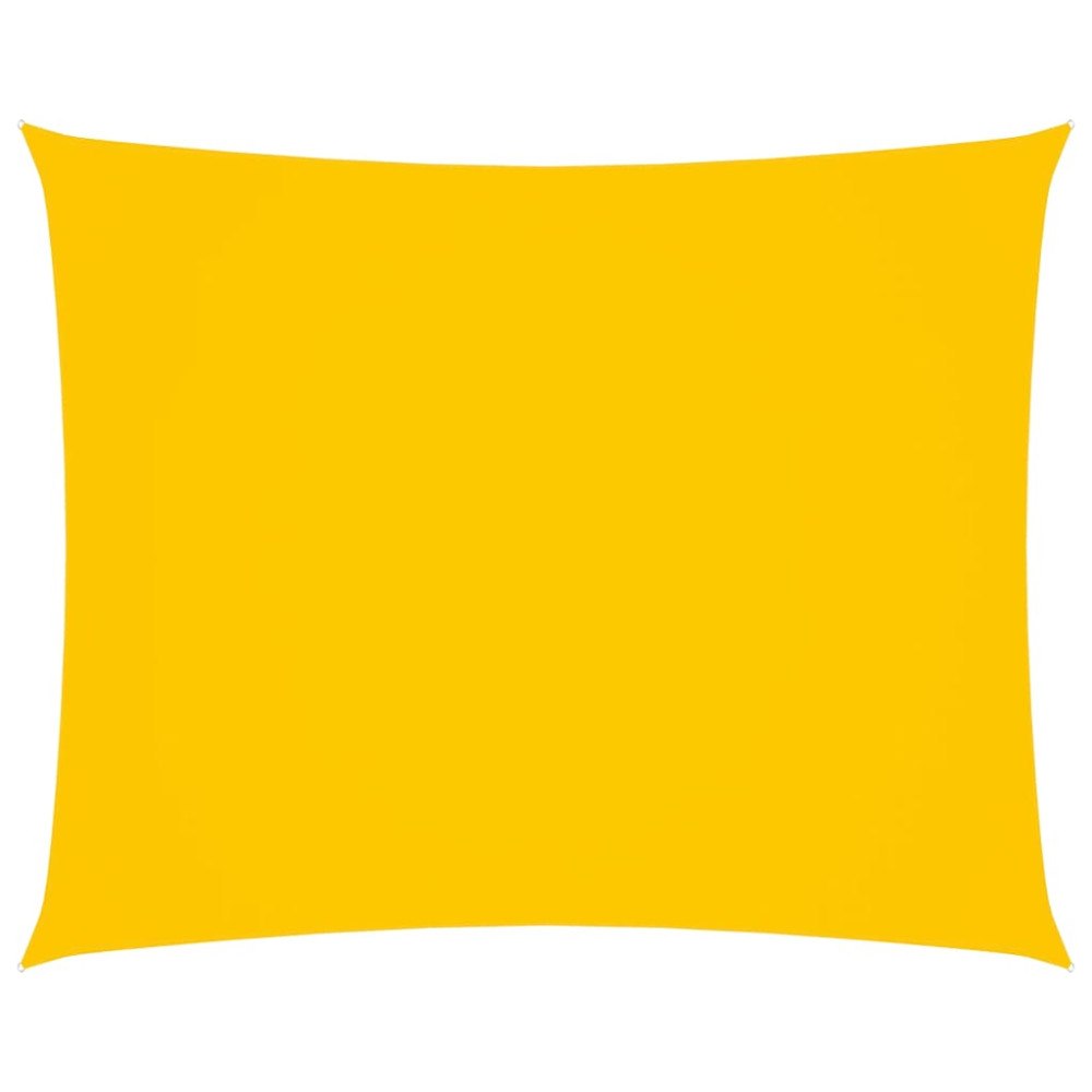vidaXL Solsegel oxfordtyg rektangulärt 4x5 m gul