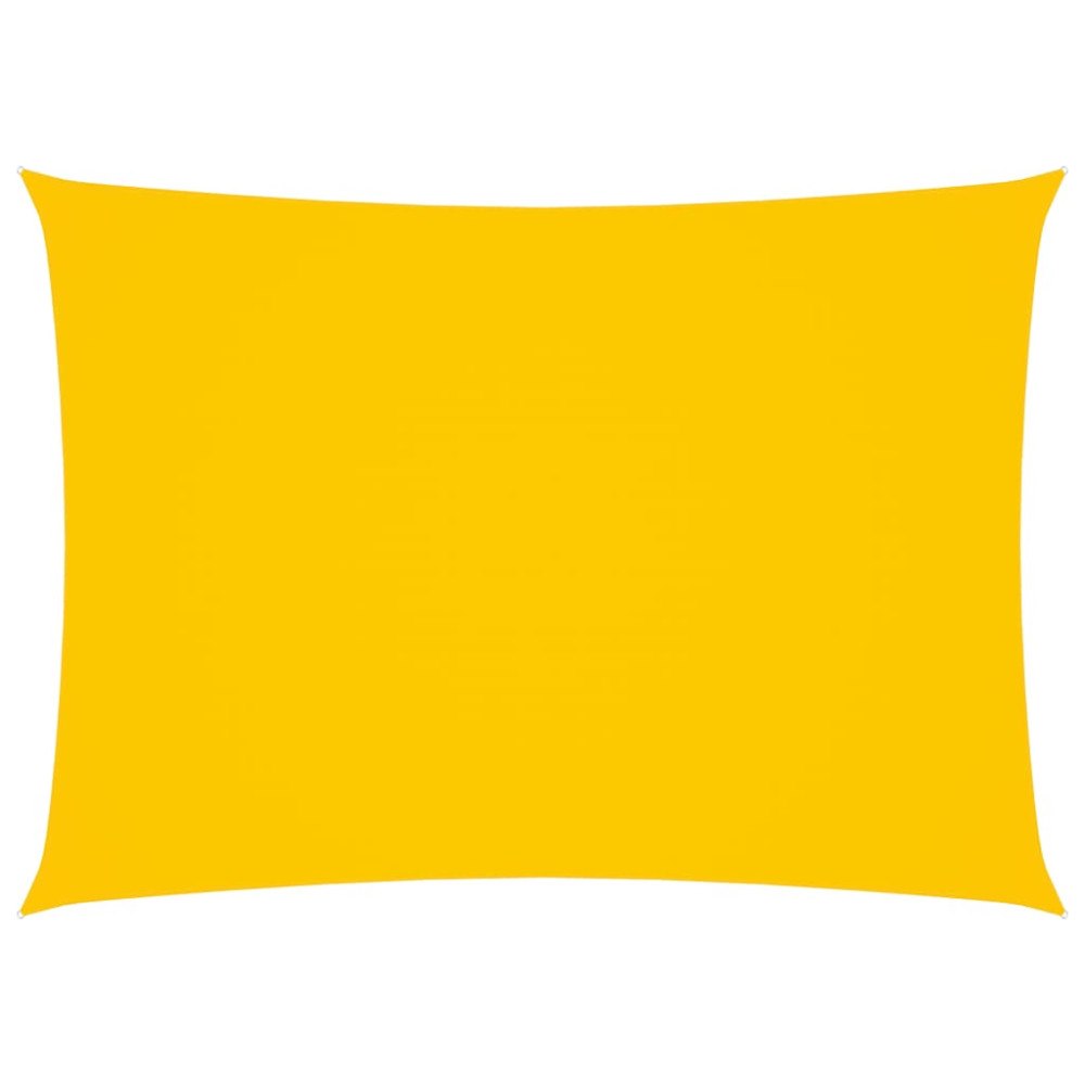vidaXL Solsegel oxfordtyg rektangulärt 5x7 m gul