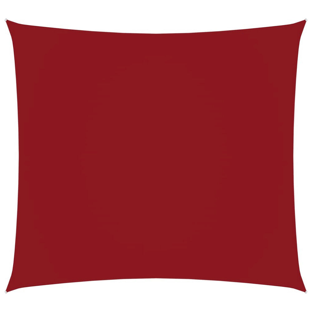 vidaXL Solsegel oxfordtyg fyrkantigt 2x2 m röd