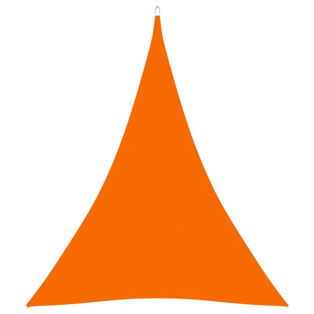 vidaXL Solsegel oxfordtyg trekantigt 5x7x7 m orange