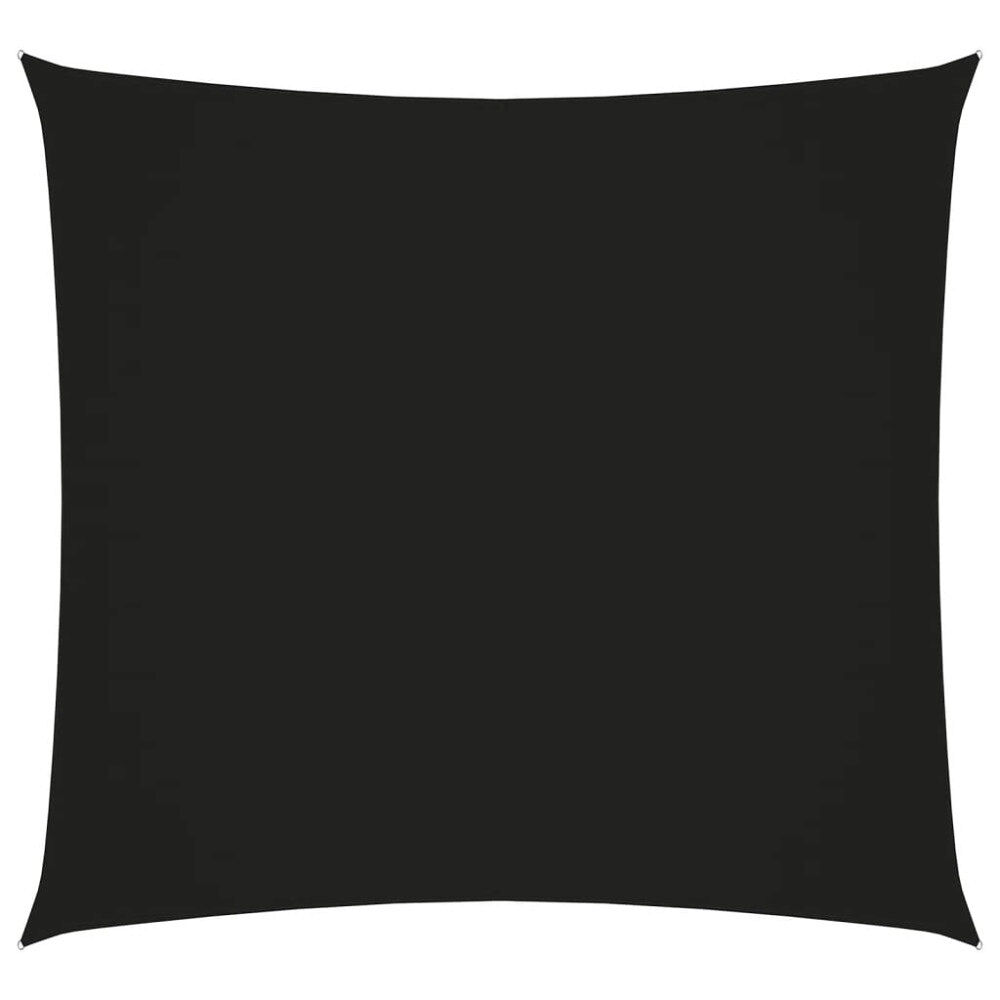vidaXL Solsegel oxfordtyg fyrkantigt 2,5x2,5 m svart