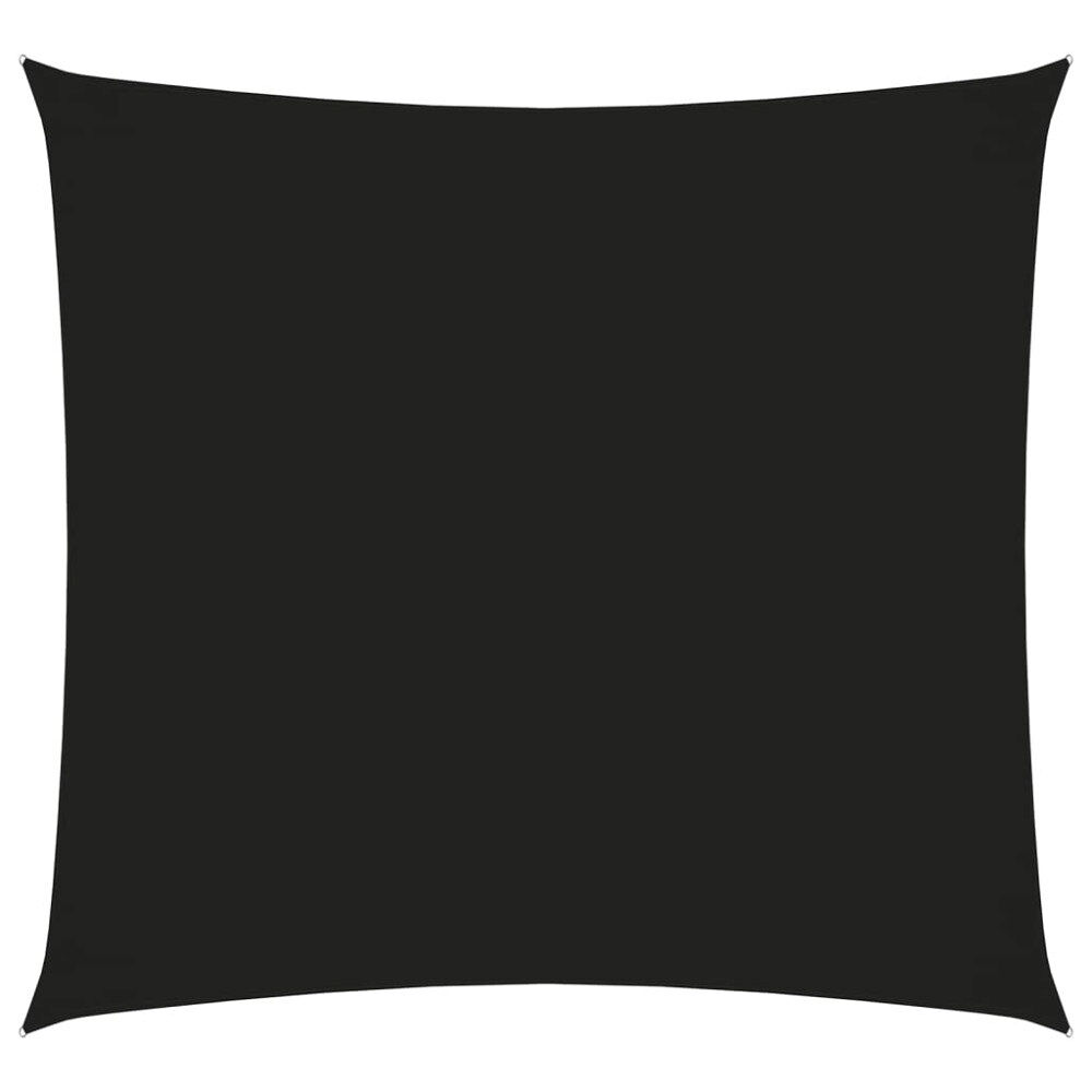 vidaXL Solsegel oxfordtyg fyrkantigt 4,5x4,5 m svart