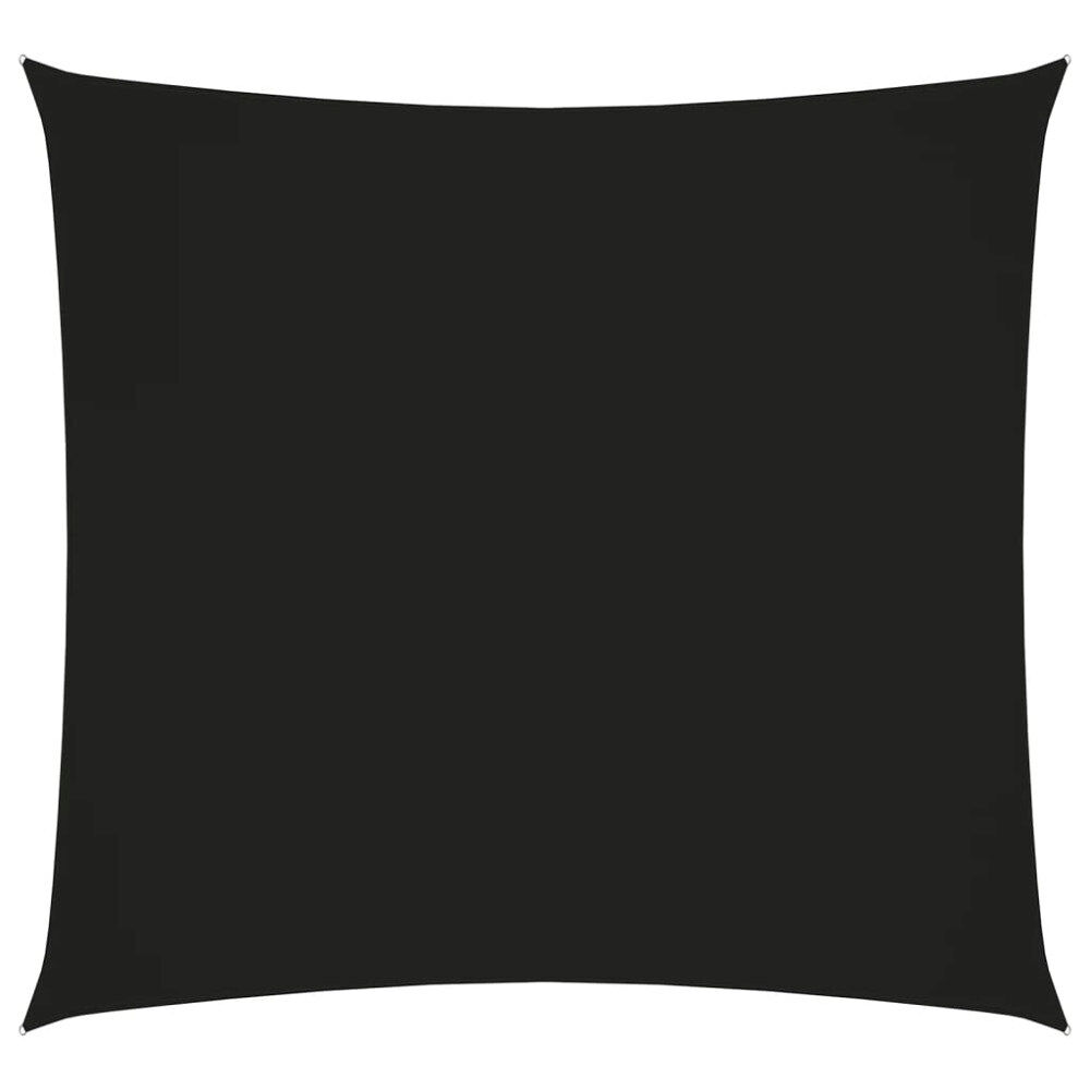 vidaXL Solsegel oxfordtyg fyrkantigt 6x6 m svart