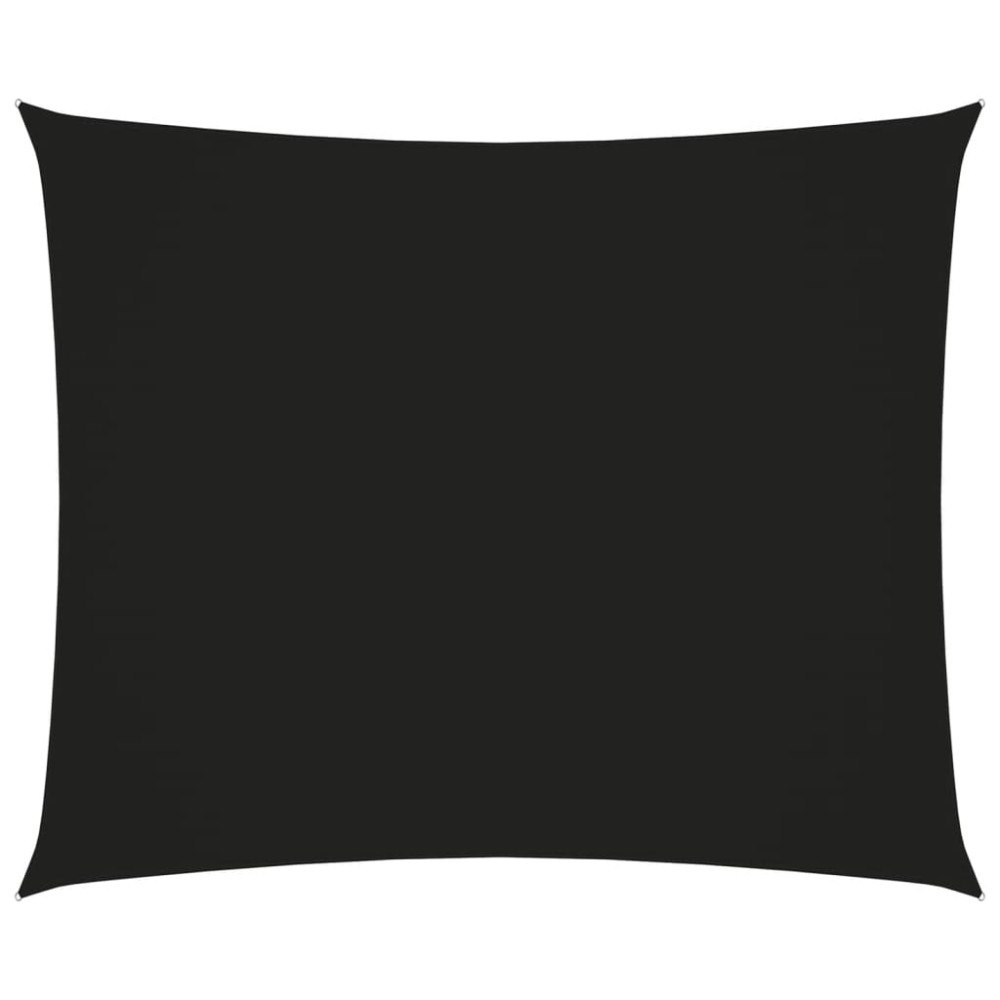 vidaXL Solsegel oxfordtyg rektangulärt 3,5x4,5 m svart
