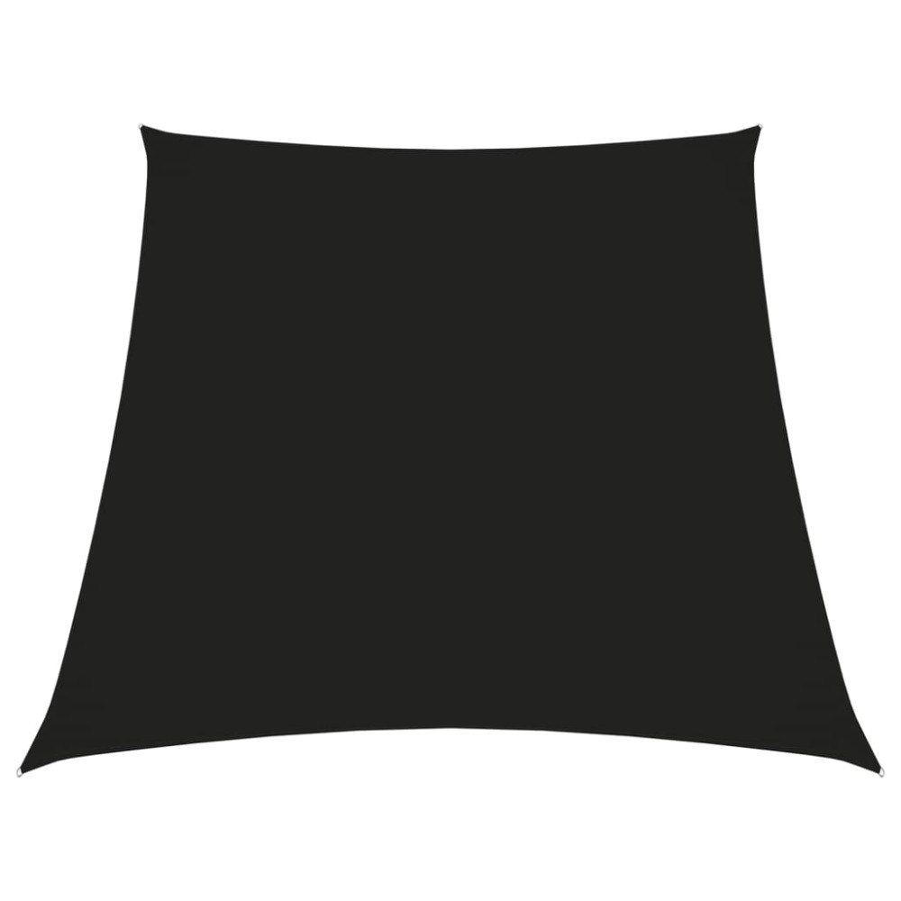 vidaXL Solsegel oxfordtyg trapets 3/4x3 m svart