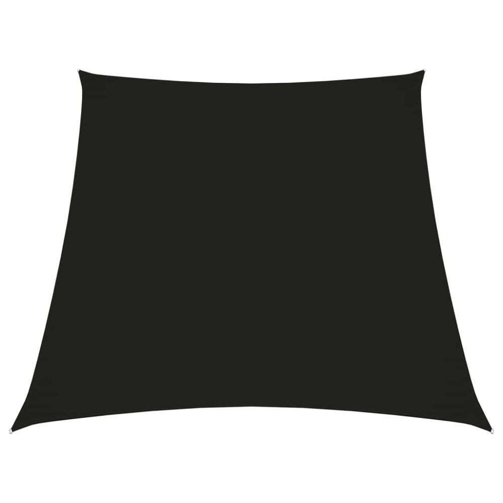 vidaXL Solsegel oxfordtyg trapets 3/5x4 m svart