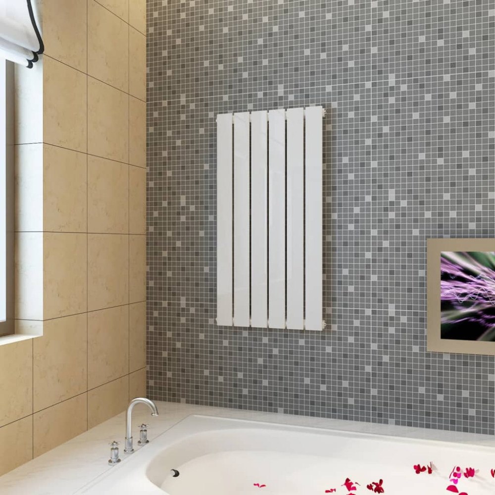 vidaXL Värmepanel vit 465 mm x 900 mm