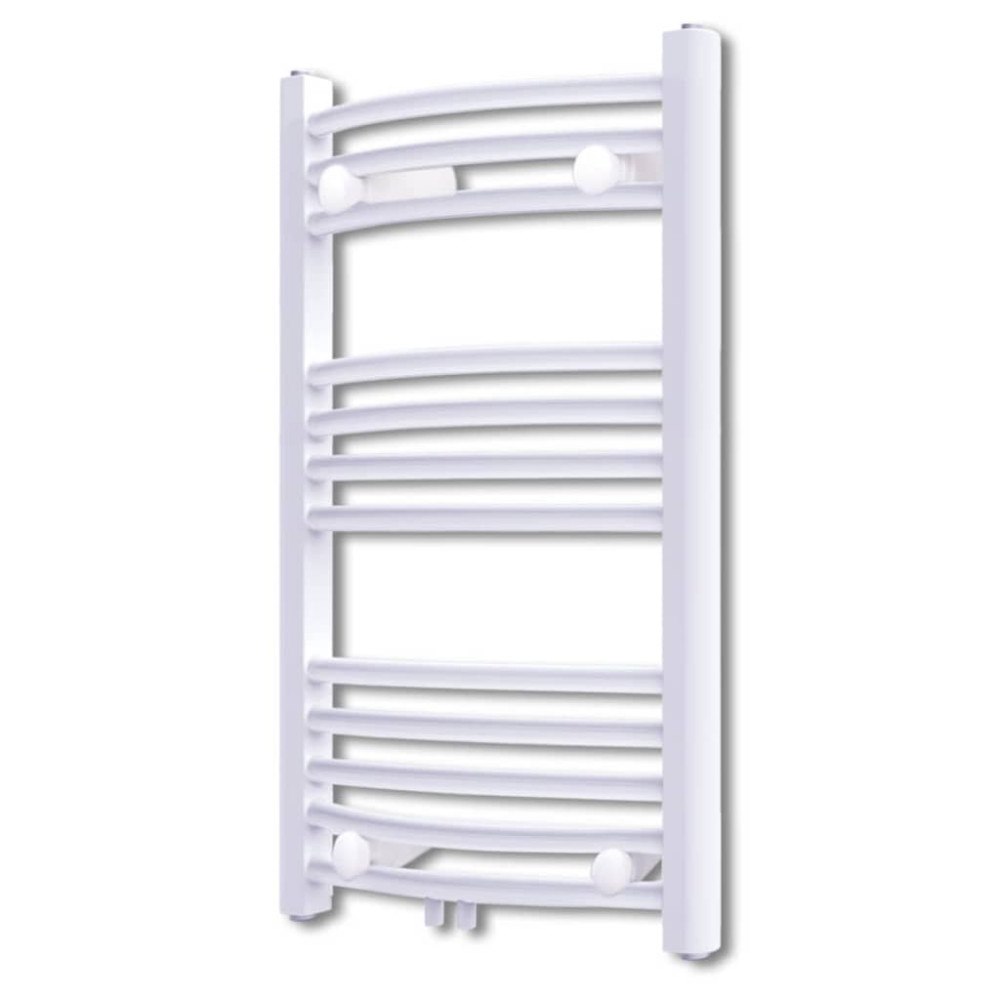 vidaXL Handdukstork centralvärme element båge 500 x 764 mm