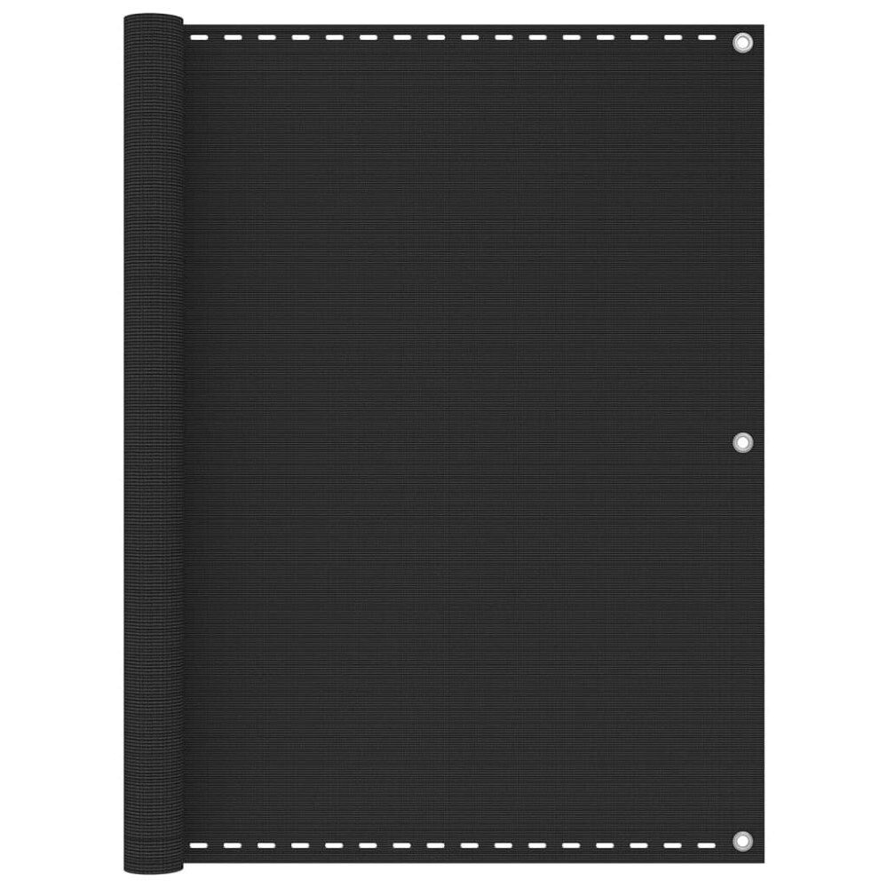 vidaXL Balkongskärm HDPE 120x500 cm antracit