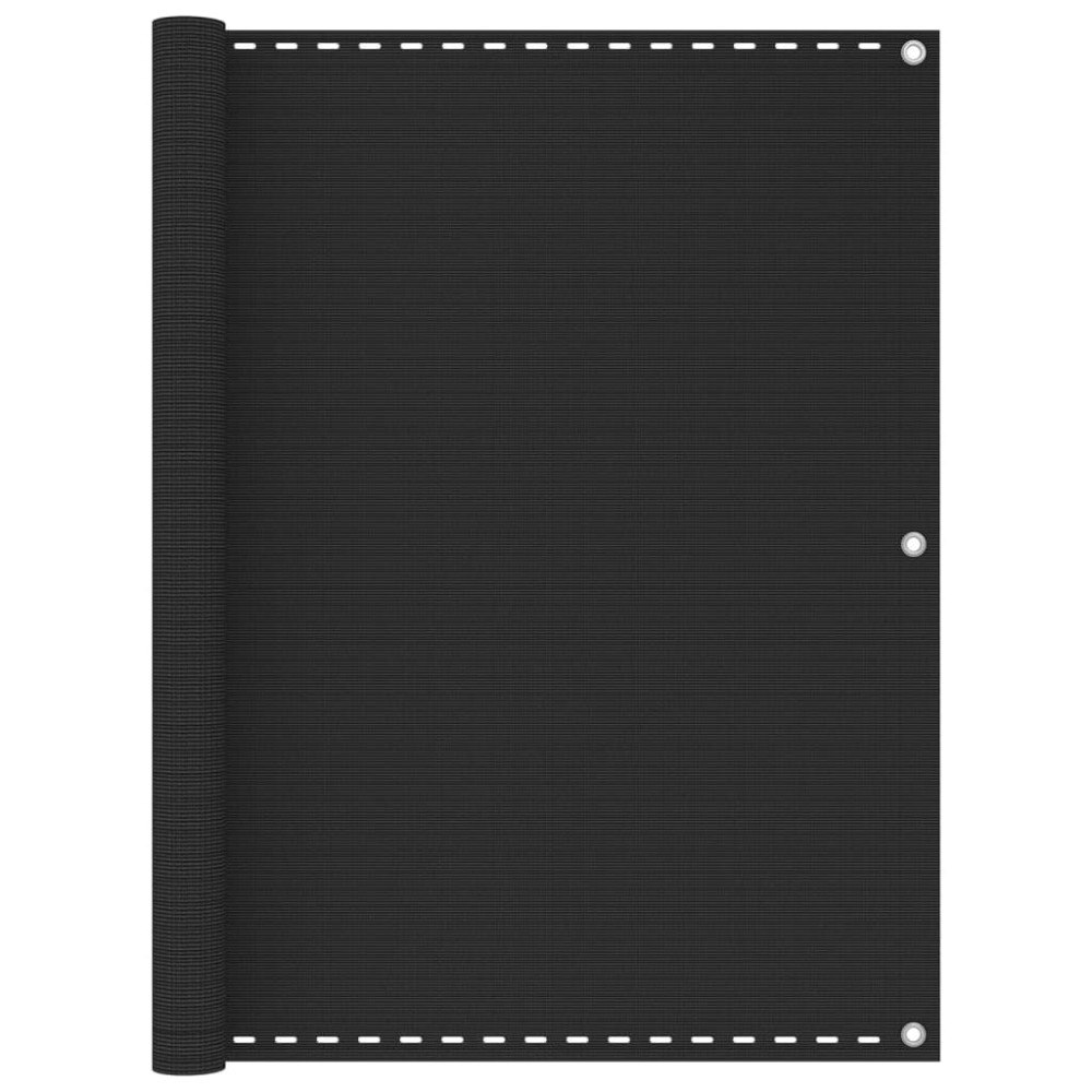 vidaXL Balkongskärm antracit 120x600 cm HDPE