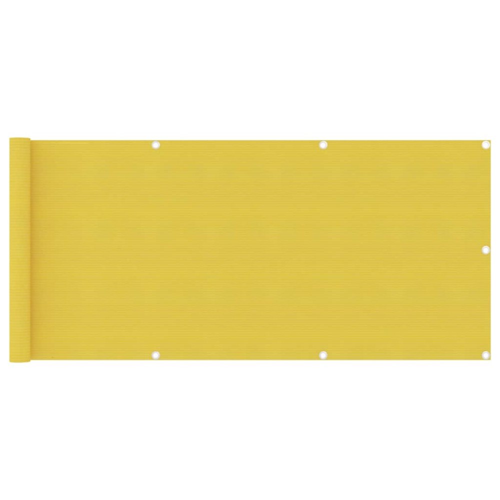 vidaXL Balkongskärm vit 75x500 cm HDPE