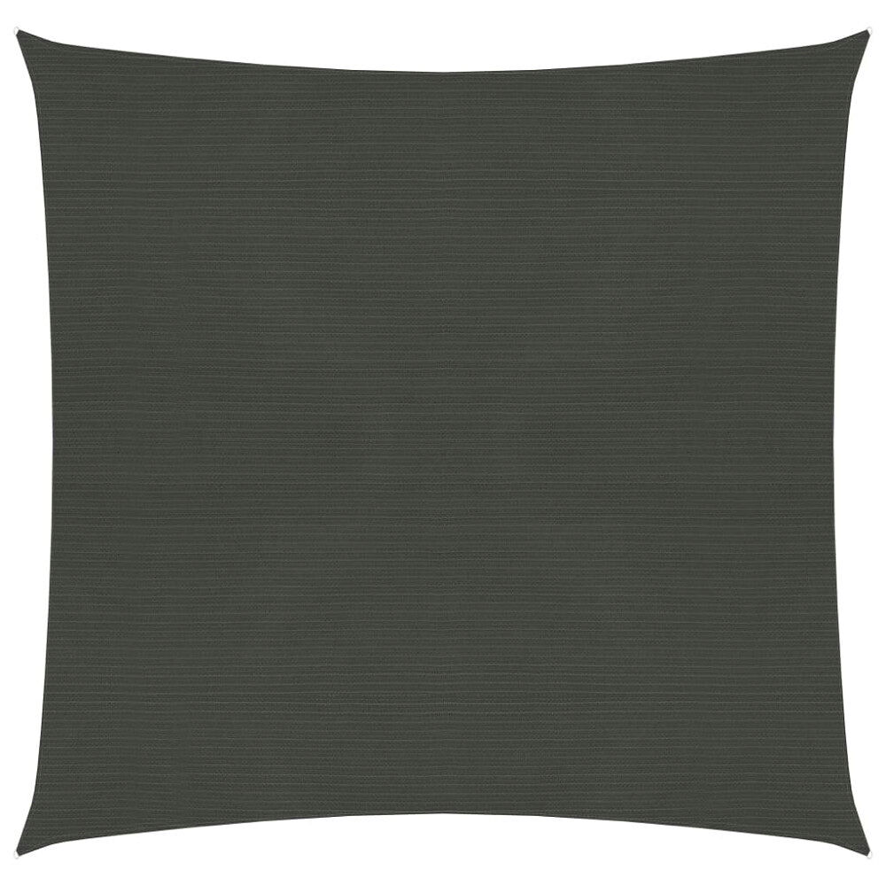 vidaXL Solsegel 160 g/m² antracit 2,5x2,5 m HDPE