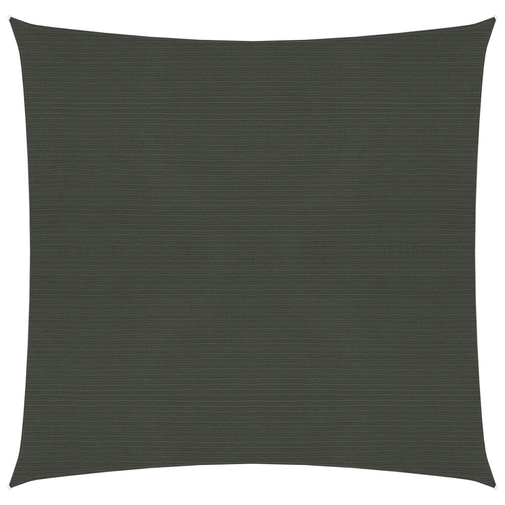 vidaXL Solsegel 160 g/m² antracit 4,5x4,5 m HDPE