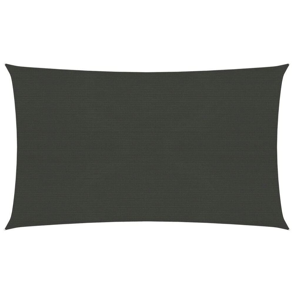 vidaXL Solsegel 160 g/m² antracit 5x8 m HDPE