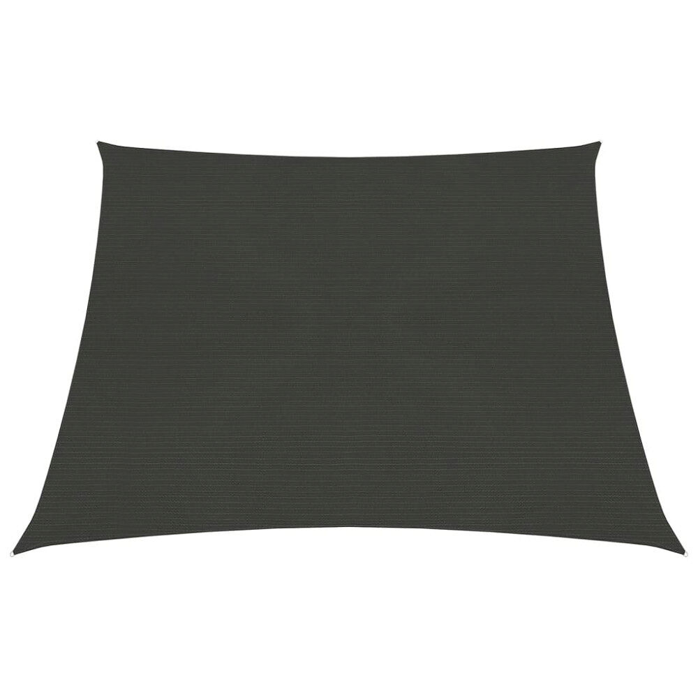 vidaXL Solsegel 160 g/m² antracit 3/4x3 m HDPE