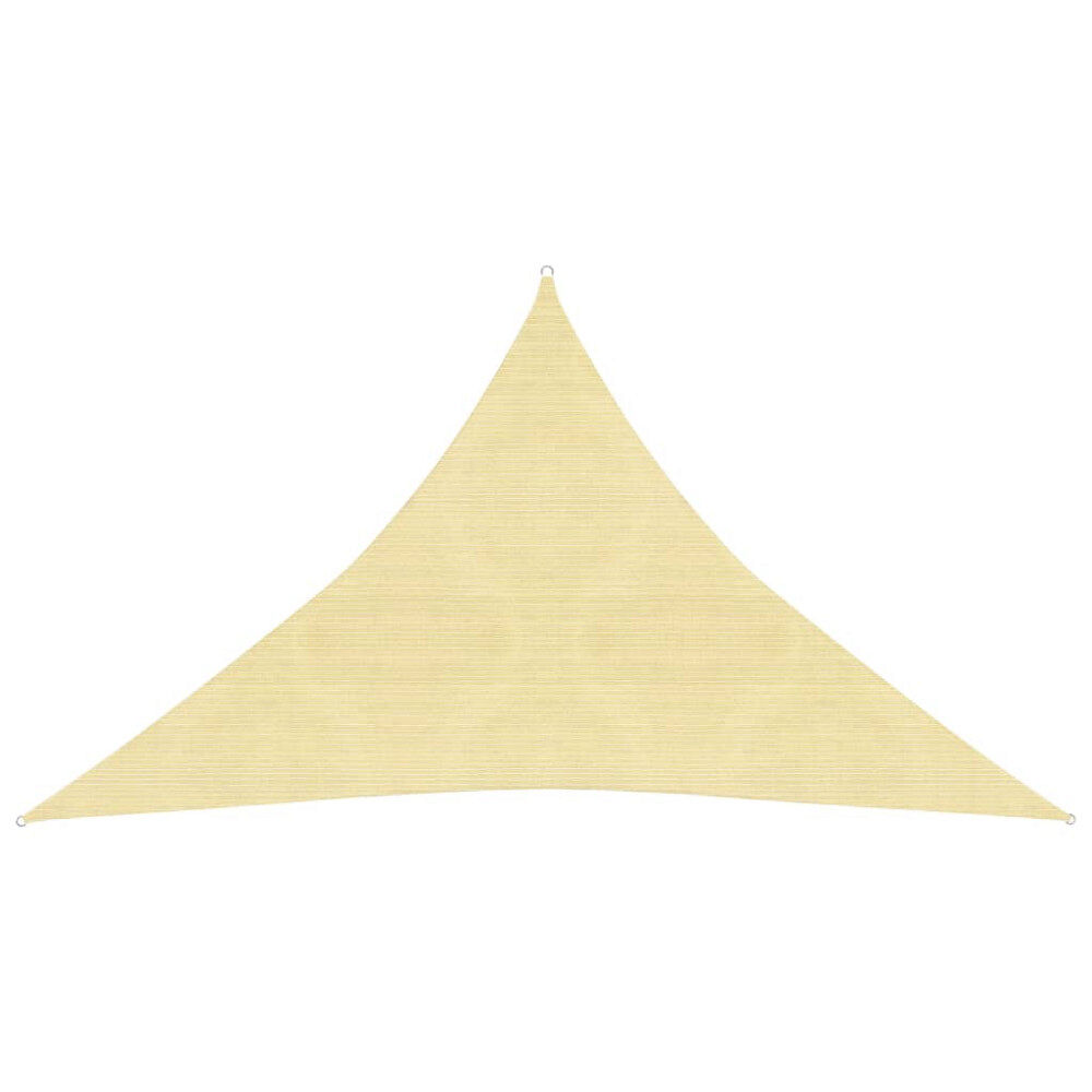 vidaXL Solsegel 160 g/m² beige 3x3x4,2 m HDPE