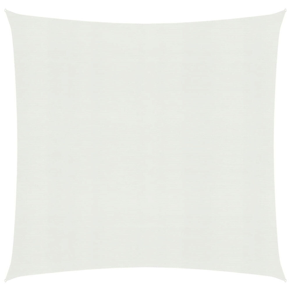 vidaXL Solsegel 160 g/m² vit 2,5x2,5 m HDPE