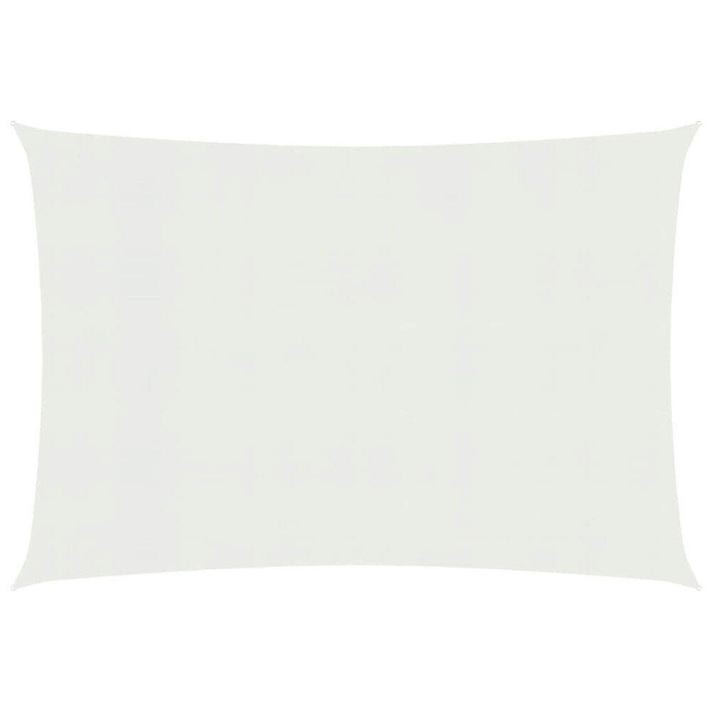 vidaXL Solsegel 160 g/m² vit 2,5x3 m HDPE