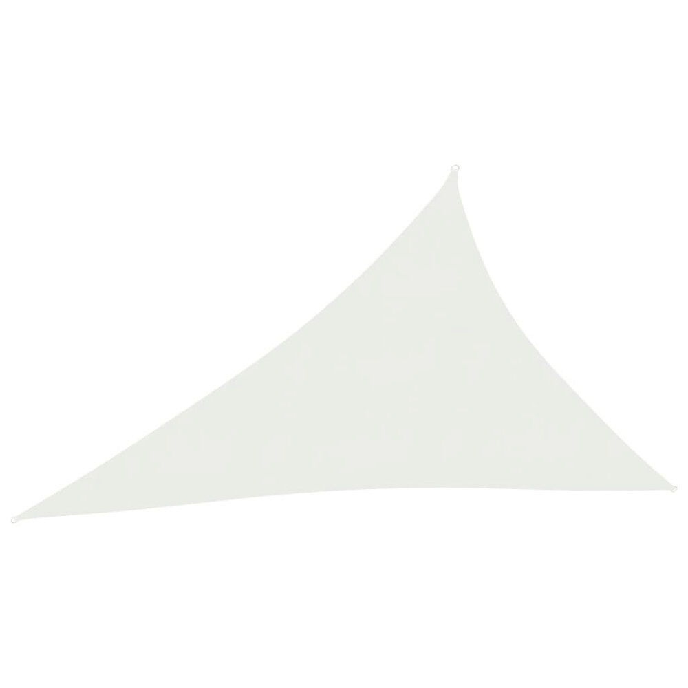 vidaXL Solsegel 160 g/m² vit 4x5x6,8 m HDPE