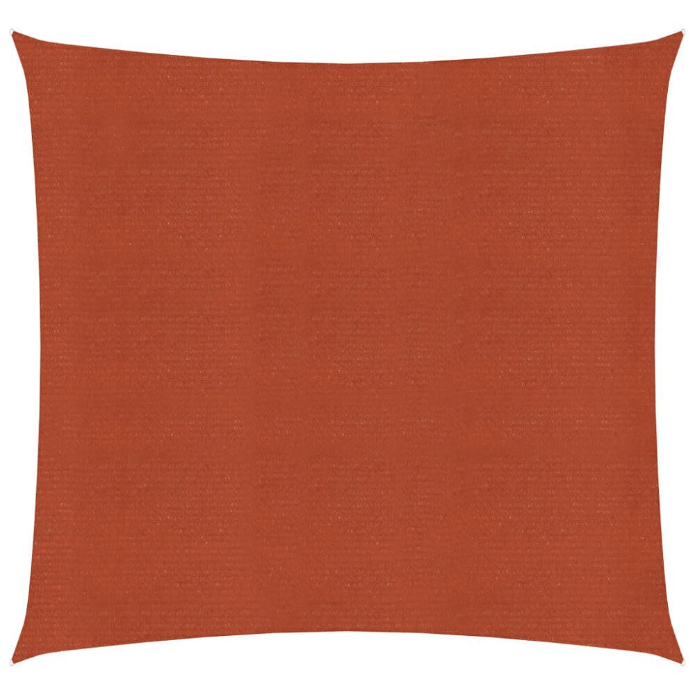 vidaXL Solsegel 160 g/m² terrakotta 2x2 m HDPE