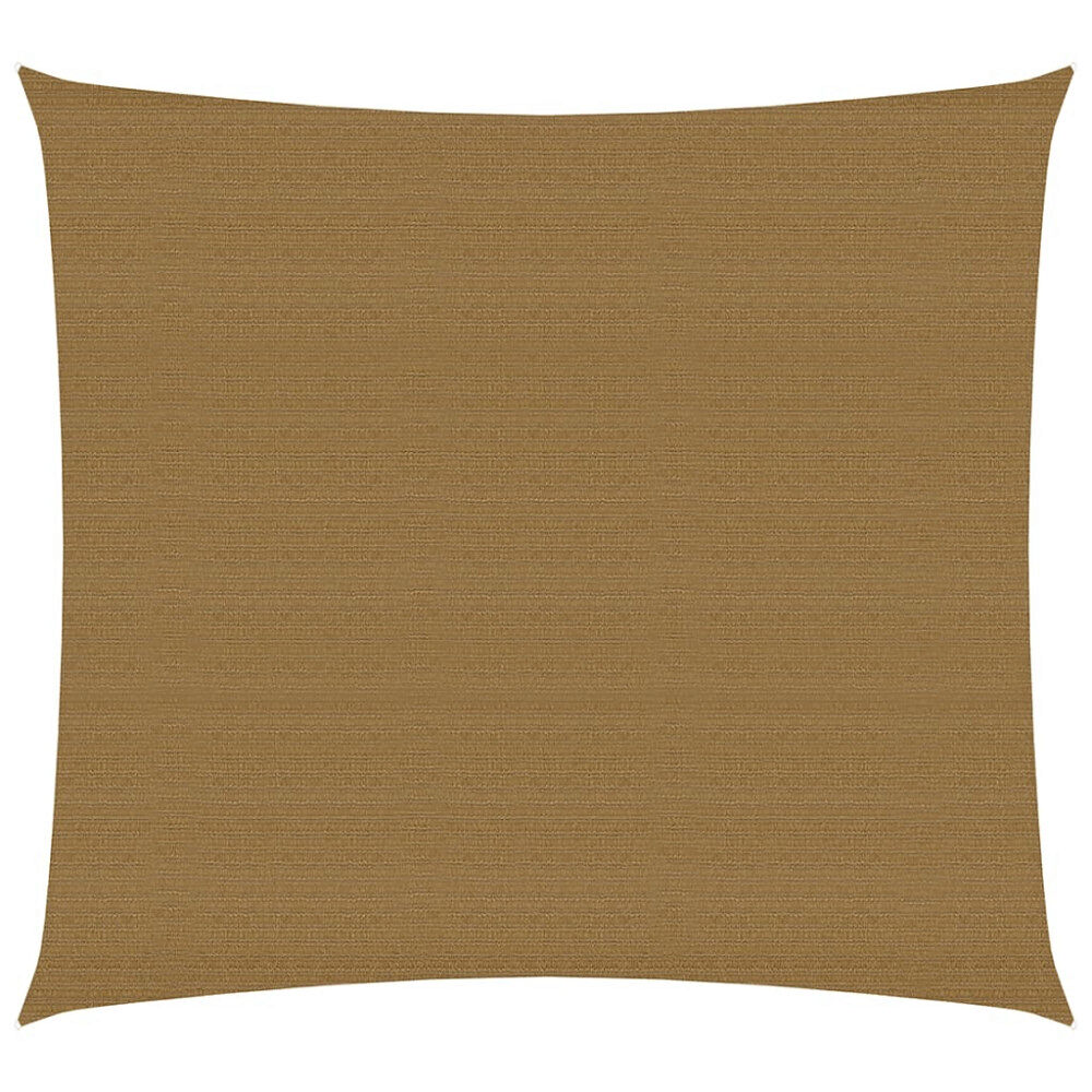 vidaXL Solsegel 160 g/m² taupe 3x3 m HDPE