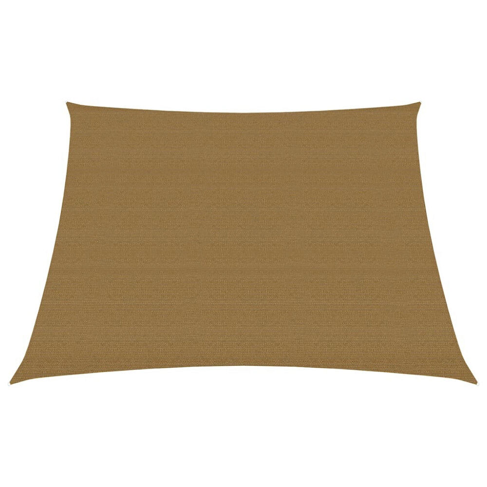 vidaXL Solsegel 160 g/m² taupe 3/4x2 m HDPE