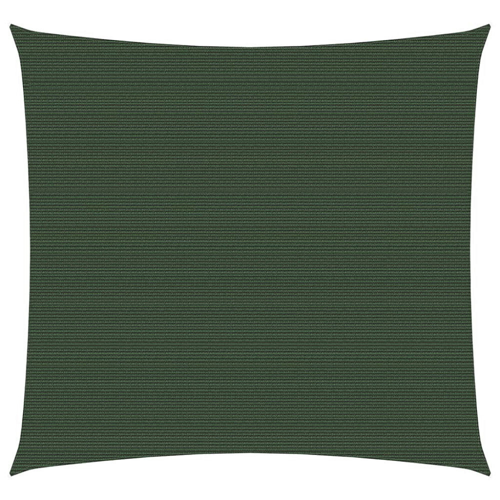 vidaXL Solsegel 160 g/m² mörkgrön 4,5x4,5 m HDPE